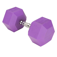 Haltères hexagonaux colorés en TPE de 2,5 à 50 kg à prix de gros pour l'entraînement musculaire des bras, antidérapants et durables