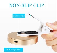 Selfie de beauté 6 en 1 53 LEDs Clip de lumière de remplissage LED rechargeable sur objectif macro grand Angle pour appareil photo de téléphone portable