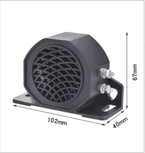 Nuevo HILMO BA01, Alarma de Advertencia de Reversa con Zumbador, Resistente al Agua IP66, DC12-48V, Negro, para Camiones de Bomberos y Ambulancias - Product Image 3