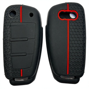 <span class=keywords><strong>Housse</strong></span> de protection pour clé de voiture, compatible avec Mazda, style texturé, en silicone de qualité supérieure, coque de protection pour clé - Product Image 4