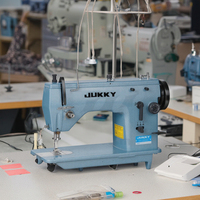 JUKKY 20U33 Machine à coudre industrielle portable multifonctionnelle à point zigzag pour cuir et tissus