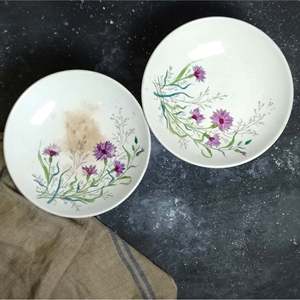 Daniele F. Pair - Soportes de Cristal para Tartas de Lujo Laveno Pintados a Mano, Ecológicos, Desechables, Sostenibles, 3000 g, Nueva Herramienta para Decoración de Tartas - Product Image 3