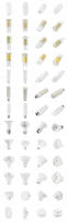 Lampe LED G4 2,5W de qualité supérieure, chanfreinée, GU4 12V, lampe LED G4, DC AC, bougie G4, ampoule GY6.35, lampe 220V GY6.35 110V, dimmable, 2200K 1000K CCT