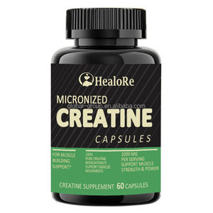 Cápsulas de Monohidrato de Creatina micronizada de nutrición óptima al por mayor más vendidas, cápsulas de creatina de 2500mg amigables con Keto - Product Image 1