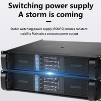 Amplificateur de puissance stéréo intégré MALOX 10Q Circuit Switch Classe Td 4 canaux 1000 Watts Audio professionnel 20Hz-34kHz 0.5dB 60V/us