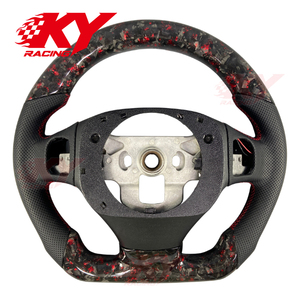 Volante deportivo personalizado de fibra de carbono forjado con LED y RPM para Chevrolet Corvette C6 C5 Coupe Z06 ZR1 Stingray 2005-2013 - Product Image 3