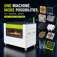 Machine de découpe et de gravure laser 80W/100W/120W, découpeuse laser CNC pour planches, plastique, tissu, mousse, feuilles, céramique, verre, acrylique