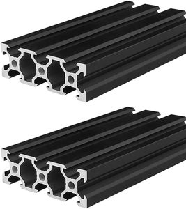 Profilé en aluminium extrudé 2060, profilé en alliage d'aluminium, <span class=keywords><strong>cadre</strong></span> en aluminium industriel 6063-t5 20x60mm pour équipement d'automatisation - Product Image 2