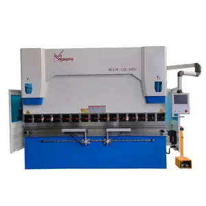 Máquina dobladora de láminas hidráulicas, WE67K 125T3200MM Fábrica de máquina dobladora de frenos de prensa de láminas de hierro