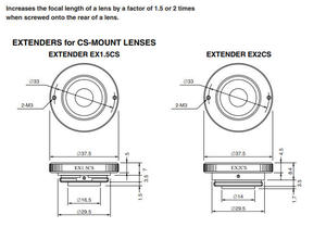 เลนส์ EX2C, ฟิ 37.5 คอมพิวเตอร์และของแท้ - Product Image 2