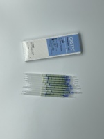 Tube de détection de gaz en verre Gastec au dioxyde de carbone 2H du Japon, 150g, capteur standard de concentration de sulfure d'hydrogène (H2S) odorant