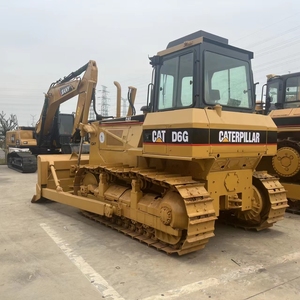 Topadora de cadenas Caterpillar D6G2 XCL amarilla, equipo de construcción de alta resistencia - Product Image 5