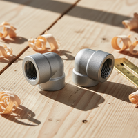 Sambungan Pipa Baja Tahan Karat 304/316 Berulir Tahan Korosi Kelas Industri, Model Tee Bend Socket