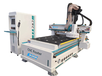 Machine de découpe et de gravure CNC ATC 1325 avec changement d'outil automatique ATC 1300*2500mm pour la fabrication de meubles