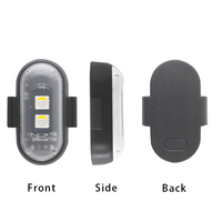 Accessoires Auto Nouveau 6V USB Mini Télécommande Universelle LED Feu Antibrouillard Arrière Feu Stroboscopique Drone Feux D'avertissement pour Motos