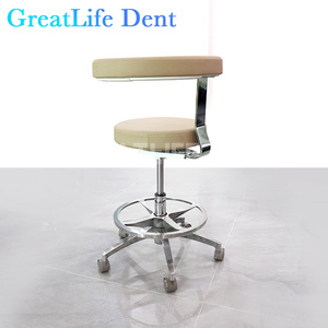 Silla de Trabajo para Dentistas Greatlife Dent, Silla Giratoria Móvil para Dentistas, para Uso en Laboratorios Dentales, Hospitales y Clínicas - Product Image 3