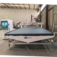 Table de chargement et de déchargement automatique machine à bois cnc 1325 ATC cnc porte de meubles en bois faisant la machine de sculpture de routeur