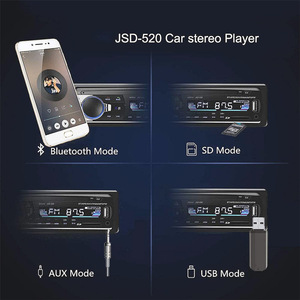 High Quality JSD-520 1 Din In-Dash <strong>Android</strong> <strong>Car</strong> MP3 <strong>Player</strong> 4*60W 12V-24V Multifunction for <strong>Bluetooth</strong> USB Blue MP3 Stereo <strong>Player</strong> - Product Image 3