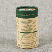 Emballage en tube de papier kraft recyclé écologique avec logo personnalisé pour poudre en vrac, perruques, cosmétiques, parfums/bougies/cadeaux 30ml/50ml