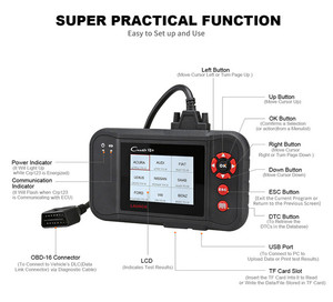 Launch-lector de código <span class=keywords><strong>Creader</strong></span> VII + de coche, Launch X431 <span class=keywords><strong>Creader</strong></span> VII Plus, ABS sistema de frenado SRS, escáner automático <span class=keywords><strong>Creader</strong></span> 7 +, novedad de 2020 - Product Image 3