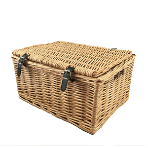 <span class=keywords><strong>Wicker</strong></span> Craft handmade bán buôn liễu cản trở Bộ dệt <span class=keywords><strong>wicker</strong></span> lưu trữ món quà Dã Ngoại giỏ - Product Image 6