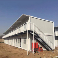 Petite Maison Moderne de Luxe Entièrement Personnalisable Conteneur de Vie Préfabriqué Maison Verre Bois Conception Fait Villas En Acier Appartements