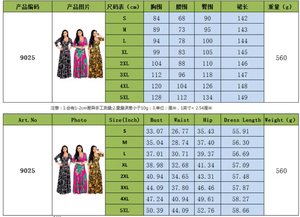 Abbigliamento Femminile: Abito Lungo a V con Stampa Raffinata, Taglie Forti - Product Image 4