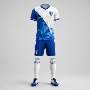 Completo Sportivo <span class=keywords><strong>da</strong></span> <span class=keywords><strong>Calcio</strong></span>: T-Shirt Stampata Personalizzata, <span class=keywords><strong>Pantaloncini</strong></span> Retrò Traspiranti ad Asciugatura Rapida, Set Completo Estivo <span class=keywords><strong>da</strong></span> Uomo - Product Image 6