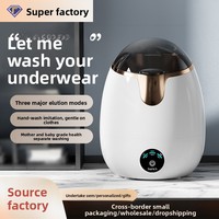 Lave-linge semi-automatique étanche pour sous-vêtements et chaussettes, mini-machine autonome pour la maison et les dortoirs