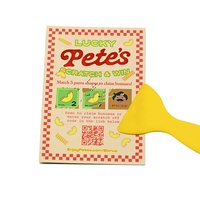Cartes à gratter personnalisées multilingues pour loterie, impression de codes QR variables, billets de loterie à gratter pour entreprises, cartes à gratter porte-bonheur à gagner