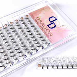 Extensions de cils pré-faites en volume russe 2D 3D 4D 5D 6D 0.07, pré-éventailées, faites à la main, 12 rangées C D, pour la vente en gros - Product Image 2