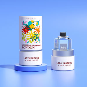 Cilindro De Muestra De Perfume De Etiqueta Privada Tubo De Papel Patrón Personalizado Botellas De Perfume De 100mL Tubo De Embalaje De Perfume - Product Image 2