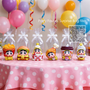 Figura de Niño Japonés Kawaii, Mascota de Comida Rápida, Juguete para Restaurante, Promoción de Comidas Infantiles, Premio en Cápsula Gashapon - Product Image 4