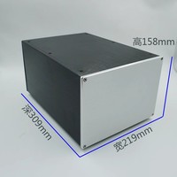 Châssis de préamplificateur choral tout aluminium, filtre de puissance mécanique, boîtier de batterie au lithium DIY