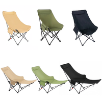 Chaise de camping gonflable robuste d'usine OEM pour usage extérieur, chaise pliable en tissu Oxford pour application en jardin
