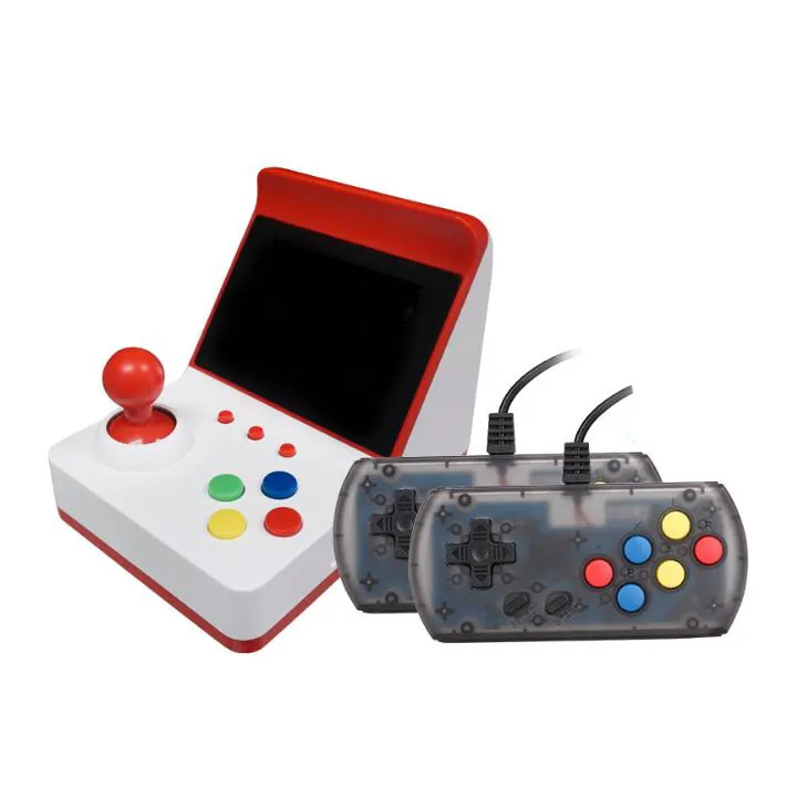 Console Arcade Joystick Mini De Poche Console de Jeu Rétro Jeu 360 Jeux Classiques 2 Gamepad