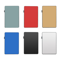Dienqi — porte-cartes de crédit en aluminium, portefeuille Slim pour cartes de poche avant, design Pop-up, jusqu'à 6 cartes