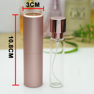Botella de Perfume Redonda de Lujo de 20 ml con Logotipo Personalizado, Recargable, Portátil, de Viaje, para el Bolsillo, Artículos de Primera Necesidad Diarios - Product Image 2