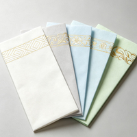 Serviette de table jetable en papier effet lin, aspect tissu, haute absorption pour banquets, hôtels et traiteurs