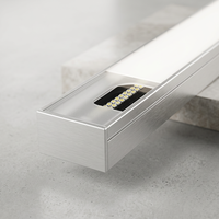 Luminaire linéaire LED moderne pour plafond, lampe encastrée suspendue pour garage de stationnement