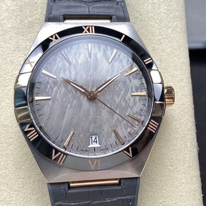 Reloj de Negocios Moderno y Elegante para Hombre con Cristal de Zafiro Simple en la Parte Delantera y Trasera, Bisel de Cerámica y Visualización de Fecha - Product Image 1