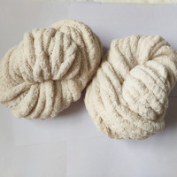 Fil à tricoter fantaisie Bernat de 250g, fil chenille polyester épais et moelleux de 2cm pour écharpe, bonnet, tapis et couverture DIY d'hiver