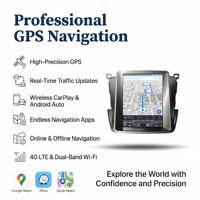 Radio para Auto con Pantalla Vertical de 9.7" para Toyota RAV4 (2014-2.18), con Sistema Multimedia Inalámbrico Android Auto y CarPlay, Unidad Principal con Bluetooth 4G