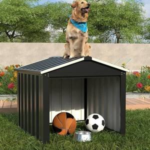 Niche pour chien en acier galvanisé populaire <span class=keywords><strong>de</strong></span> 2FT * 2FT Fondation naturelle résistante aux rayures tous temps incluse pour la vie des animaux <span class=keywords><strong>de</strong></span> compagnie <span class=keywords><strong>de</strong></span> pelouse - Product Image 6