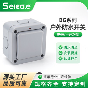 Interruptor Impermeable para Exteriores Sika, 1 Vía, Doble Polo, IP66, 10A, 250V, Montaje en Superficie, Interruptor de Pared - Product Image 5