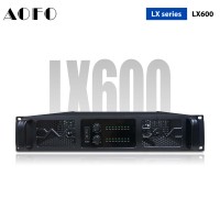LX600 Çift Kanallı 600W H Sınıfı Profesyonel Ses Güç Amplifikatörü Yüksek Çıkışlı Amfi, PA Hoparlör Subwoofer Sahne Sesi için