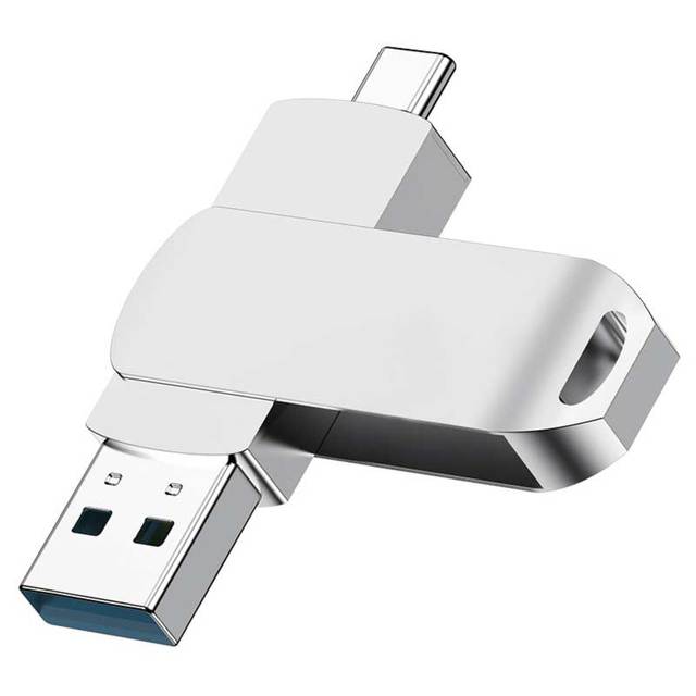 Cantell Custom High-speed USB Flash Drive 2.0 3.0 Memory Stick 2 in 1 Metal Pen Drive 512gb Pen Drive 128gb Usb Type c