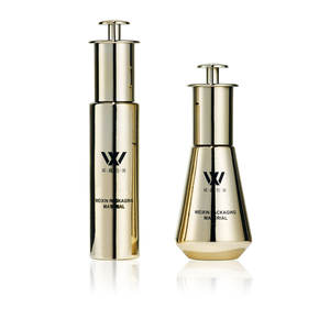 Bouteille de soins de la peau en verre cosmétique transparent personnalisable de plusieurs couleurs de luxe bon marché de haute qualité - Product Image 5