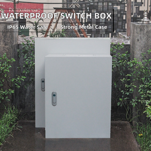 กล่องสวิตช์จ่ายไฟกลางแจ้งกันน้ำ สแตนเลส ABS PC โลหะ ระดับการป้องกัน IP65 - Product Image 2
