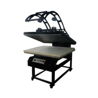 Grande presse à chaud pneumatique automatique à clapet pour sublimation et transfert textile sur T-shirts